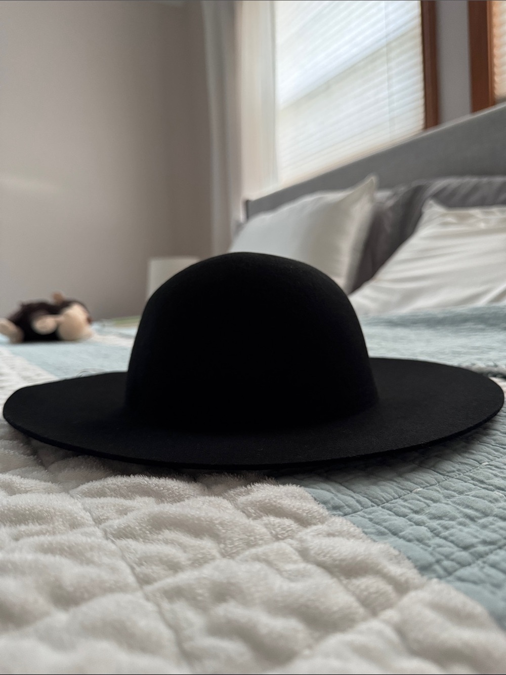 H&M Black Wide-Brim Hat for Women